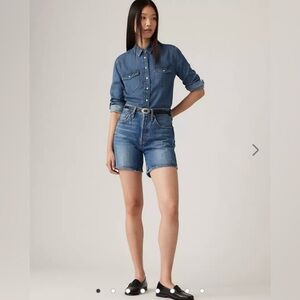 Denim Button-Fly Levi’s Shorts